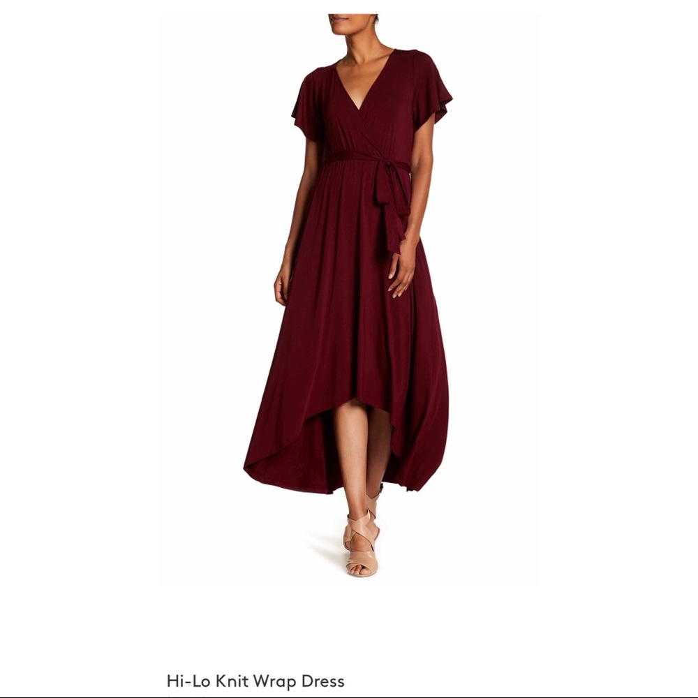 WEST KEI KNOT WRAP DRESS